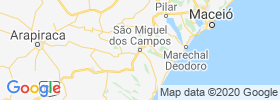 Sao Miguel Dos Campos map